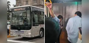 Bus del Metropolitano quedó varado a la altura de estación Dos de Mayo: pasajeros esperaron más de 20 minutos