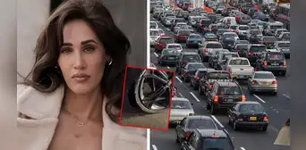 Tepha, hermana de Melissa Loza, sufre percance vehicular en la Panamericana y se lleva susto: “Por querer llegar rápido por mi mamá”