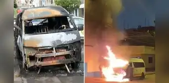 Combi de empresa 'El Colonial' se incendia cerca del mercado Sarita Colonia en el Callao: investigan posible caso de extorsión Combi de empresa 'El Colonial' se incendia cerca del mercado Sarita Colonia en el Callao: investigan posible caso de extorsión