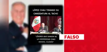 Es falso que Alfonso López Chau elogió a Abimael Guzmán: palabras fueron sacadas de contexto Es falso que Alfonso López Chau elogió a Abimael Guzmán: palabras fueron sacadas de contexto