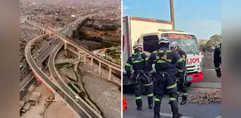 Reabren accesos a la vía expresa Línea Amarilla tras hallazgo de policía rescatista en el río Rímac Reabren accesos a la vía expresa Línea Amarilla tras hallazgo de policía rescatista en el río Rímac