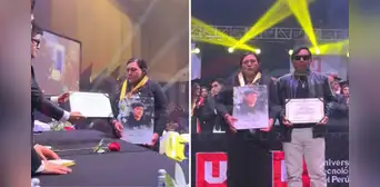 Padres conmueven al recibir diploma de graduación de la UTP de su hijo fallecido: "Tu luz y ejemplo está siempre con nosotros" Padres conmueven al recibir diploma de graduación de la UTP de su hijo fallecido: "Tu luz y ejemplo está siempre con nosotros"