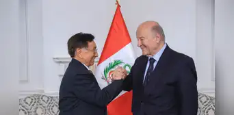 José María Balcázar y Hernando De Soto dialogaron en Palacio sobre las funciones del primer ministro José María Balcázar y Hernando De Soto dialogaron en Palacio sobre las funciones del primer ministro