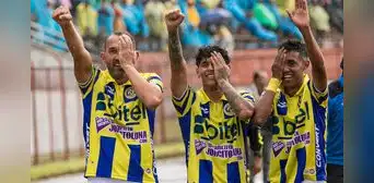 Hernán Barcos tras marcar su primer hat-trick en el Perú como jugador de FC Cajamarca: "Este equipo me representa" Hernán Barcos tras marcar su primer hat-trick en el Perú como jugador de FC Cajamarca: "Este equipo me representa"
