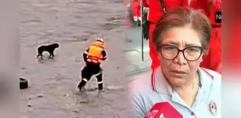 Tía de rescatista fallecido tras intentar salvar a un perro en el río Rimac: “Él amaba ser policía y bombero” Tía de rescatista fallecido tras intentar salvar a un perro en el río Rimac: “Él amaba ser policía y bombero”