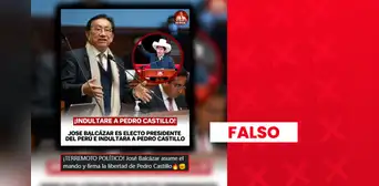 Es falso que Jose Balcázar firmó el indulto de Pedro Castillo: solicitud del expresidente esta en evaluación Es falso que Jose Balcázar firmó el indulto de Pedro Castillo: solicitud del expresidente esta en evaluación
