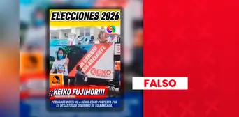 Ciudadano sí rompió propaganda de Keiko Fujimori, pero video no es actual: hecho sucedió en 2021 Ciudadano sí rompió propaganda de Keiko Fujimori, pero video no es actual: hecho sucedió en 2021