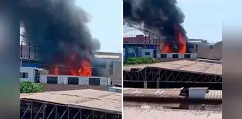 Reportan fuerte incendio en Parque Industrial, Villa El Salvador: el segundo en menos de una semana