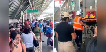Cierran temporalmente tres estaciones de la Línea 1 del Metro por ingreso de pasajero a la vía férrea Cierran temporalmente tres estaciones de la Línea 1 del Metro por ingreso de pasajero a la vía férrea