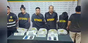 PNP desarticula a 'Los Infernales de la Capital' con más de cinco kilos de marihuana en San Juan de Lurigancho
