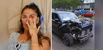 Laura Spoya rompe en llanto al recordar choque de auto en Surco: "Mis hijos se pudieron quedar solos" Laura Spoya rompe en llanto al recordar choque de auto en Surco: "Mis hijos se pudieron quedar solos"