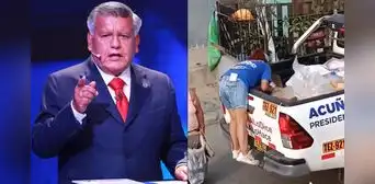 Cesar Acuña: ciudadano denuncia entrega de víveres con material de Alianza para el Progreso durante período electoral Cesar Acuña: ciudadano denuncia entrega de víveres con material de Alianza para el Progreso durante período electoral