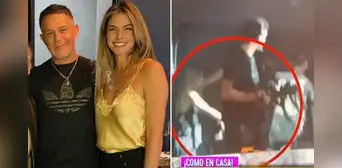 Alejandro Sanz y Stephanie Cayo fueron captados de la mano y el cantante sonríe al ser consultado por la actriz peruana Alejandro Sanz y Stephanie Cayo fueron captados de la mano y el cantante sonríe al ser consultado por la actriz peruana