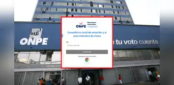Consulta tu local de votación: link de ONPE para las Elecciones Generales 2026 Consulta tu local de votación: link de ONPE para las Elecciones Generales 2026
