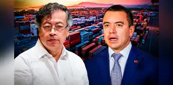 Ecuador elevará aranceles al 50% a Colombia ante la falta de "medidas efectivas" contra el crimen organizado