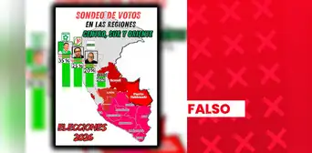 Es falso que Charlie Carrasco lidere encuestas presidenciales en centro, sur y oriente del Perú con 35% Es falso que Charlie Carrasco lidere encuestas presidenciales en centro, sur y oriente del Perú con 35%