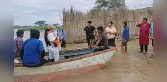 Lambayeque: más de 80 personas aisladas en Mórrope tras desborde del río La Leche Lambayeque: más de 80 personas aisladas en Mórrope tras desborde del río La Leche
