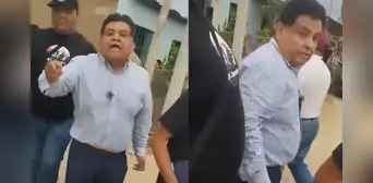 Vecina de Trujillo increpa a congresista Juan Burgos durante su visita: "Nosotros los mantenemos”