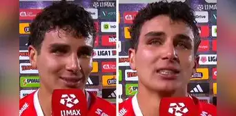 Matías Succar se emocionó hasta las lágrimas tras su gol agónico en la victoria de Cienciano: "Premio de Dios y la vida"