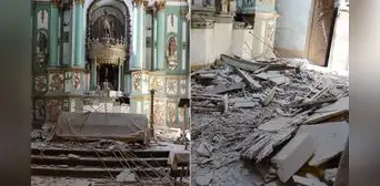 Techo de iglesia San Lázaro en el Rímac colapsó poco antes de misa dominical y generó alarma entre fieles
