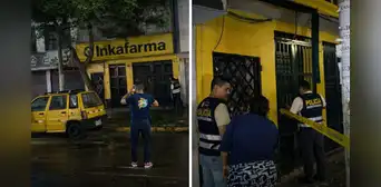 Detonan explosivo en el frontis de la farmacia Inkafarma en la urbanización Monserrate de Trujillo Detonan explosivo en el frontis de la farmacia Inkafarma en la urbanización Monserrate de Trujillo