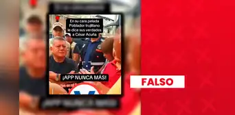 César Acuña sí fue increpado por un poblador en Trujillo, pero no en campaña presidencial, sino cuando era gobernador regional César Acuña sí fue increpado por un poblador en Trujillo, pero no en campaña presidencial, sino cuando era gobernador regional