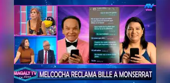 Monserrat Seminario muestra chat en el que Melcochita le quiso cobrar S/15.000 para regresar a la casa: “Eso es chantaje”