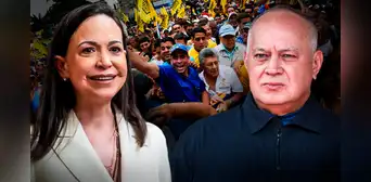 Diosdado Cabello amenaza a María Corina Machado con una 'sorpresa' si regresa a Venezuela: "No les voy a decir qué" Diosdado Cabello amenaza a María Corina Machado con una 'sorpresa' si regresa a Venezuela: "No les voy a decir qué"