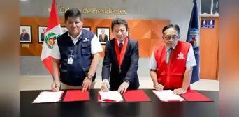 Presidente de la Corte de Sullana y autoridades electorales firman acta de compromiso para difusión de programa “Justicia Electoral”