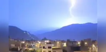 Relámpagos y descargas eléctricas sorprenden a vecinos de Chosica, Chaclacayo y otros distritos de Lima Este Relámpagos y descargas eléctricas sorprenden a vecinos de Chosica, Chaclacayo y otros distritos de Lima Este