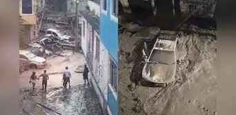 Desborde de río Sarkihuato en VRAEM destruye más de 30 viviendas y deja ciudadanos atrapados