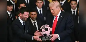 Lionel Messi se reunió en la Casa Blanca con Donald Trump y recibió duras críticas Lionel Messi se reunió en la Casa Blanca con Donald Trump y recibió duras críticas