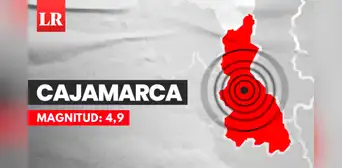 Temblor en Cajamarca: sismo de magnitud 4,9 se sintió en Jaén esta tarde, según IGP Temblor en Cajamarca: sismo de magnitud 4,9 se sintió en Jaén esta tarde, según IGP
