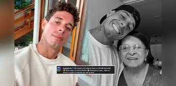 Hugo García anuncia el fallecimiento de su abuela y comparte emotivo mensaje: “Me quedo con haberte dado tu últim@ bisniet@”