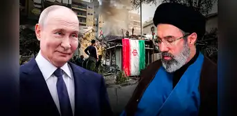 Putin asegura "apoyo inquebrantable" al hijo de Alí Jamenei: "Rusia seguirá siendo un socio fiable"