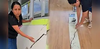 Piura: denuncian daños estructurales en colegio entregado en 2024 Piura: denuncian daños estructurales en colegio entregado en 2024