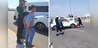 Fiscalía pide prisión preventiva para chofer que atropelló a fiscalizador de la ATU y a un policía en el aeropuerto Jorge Chávez