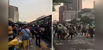 Reordenamiento de ATU genera caos y congestión vehicular en paraderos de la av. Abancay: "Ya voy 40 minutos" Reordenamiento de ATU genera caos y congestión vehicular en paraderos de la av. Abancay: "Ya voy 40 minutos"