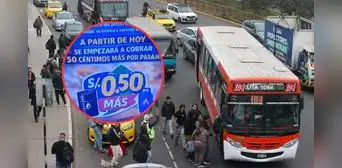 Pasajes de transporte público aumentan hasta en S/1 debido al incremento del precio de los combustibles