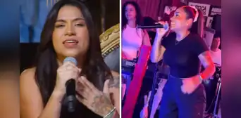 Masiel Málaga enfurece con el público tras reclamos por retraso en su show de Los Olivos: "No quiero cantar. ¿Qué problema hay?" Masiel Málaga enfurece con el público tras reclamos por retraso en su show de Los Olivos: "No quiero cantar. ¿Qué problema hay?"