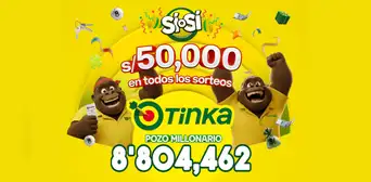 Sorteo de La Tinka HOY miércoles 11 de marzo de 2026: premios, jugada ganadora y Pozo Millonario Sorteo de La Tinka HOY miércoles 11 de marzo de 2026: premios, jugada ganadora y Pozo Millonario