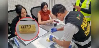 Fiscalía incauta barra de oro valorizada en más de 2,5 millones de soles que iba a ser enviada a la India: sería producto de minería ilegal Fiscalía incauta barra de oro valorizada en más de 2,5 millones de soles que iba a ser enviada a la India: sería producto de minería ilegal