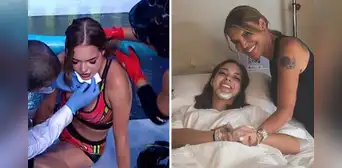 Flavia López aparece hospitalizada tras aparatosa caída en ‘Esto es guerra’ y recibe apoyo de Jessica Newton