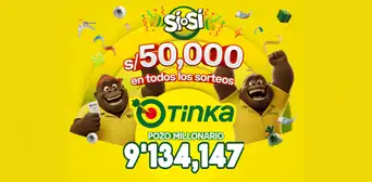 Sorteo de La Tinka HOY domingo 15 de marzo de 2026: premios, jugada ganadora y Pozo Millonario