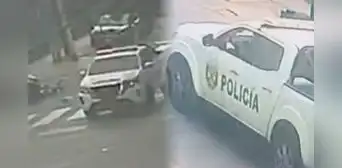Denuncian que camioneta de la Policía se da a la fuga luego de atropellar a motociclista en La Victoria Denuncian que camioneta de la Policía se da a la fuga luego de atropellar a motociclista en La Victoria