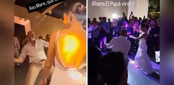 Carlos Alcántara se robó el show durante el matrimonio de su hijo con enérgicos pasos de baile: "¡Asu mare! Qué tal Dragón"