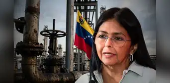 Delcy Rodríguez confirma que Venezuela obtuvo US$300 millones con "venta extraordinaria" de fueloil