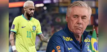 Neymar asegura estar molesto tras volver a ser excluído por Ancelotti de los amistoso de Brasil previo al Mundial: "Eso es todo" Neymar asegura estar molesto tras volver a ser excluído por Ancelotti de los amistoso de Brasil previo al Mundial: "Eso es todo"