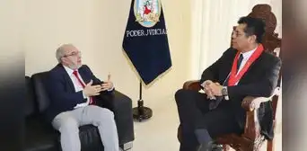 Presidente de la Corte de Piura y Cancillería fortalecen relaciones para mejorar atención al ciudadano Presidente de la Corte de Piura y Cancillería fortalecen relaciones para mejorar atención al ciudadano