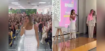 Alejandra Baigorria reaparece dando charla de empoderamiento tras ampay de Said Palao en Argentina: fue ovacionada por asistentes